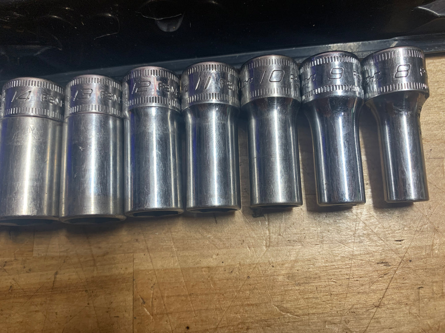 Snap On 3/8" Semi Deep Metric Socket Set  212YFSMSY