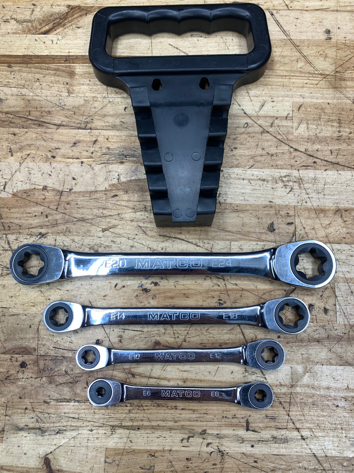 Matco Ratcheting E-Torx Ratcheting Double Box Wrench Set 4pc 7GRXR