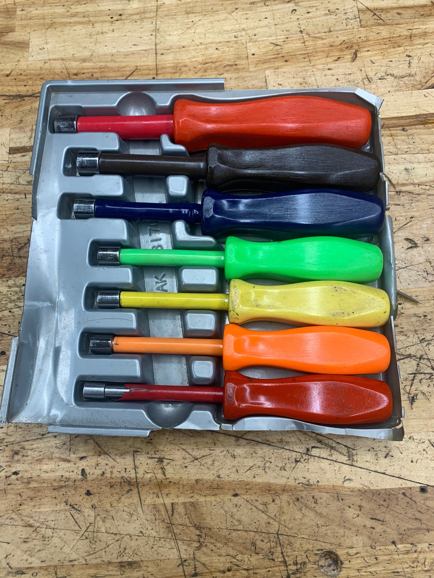 Snap On SAE Nut Driver Set 7pc Set USA NDD1070A