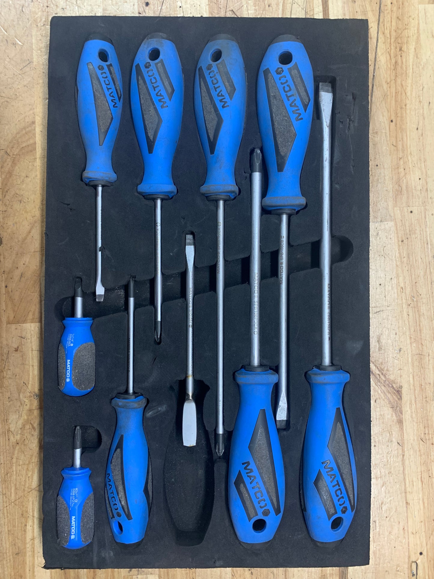 Matco 10pc screwdriver set READ SSPCB10C