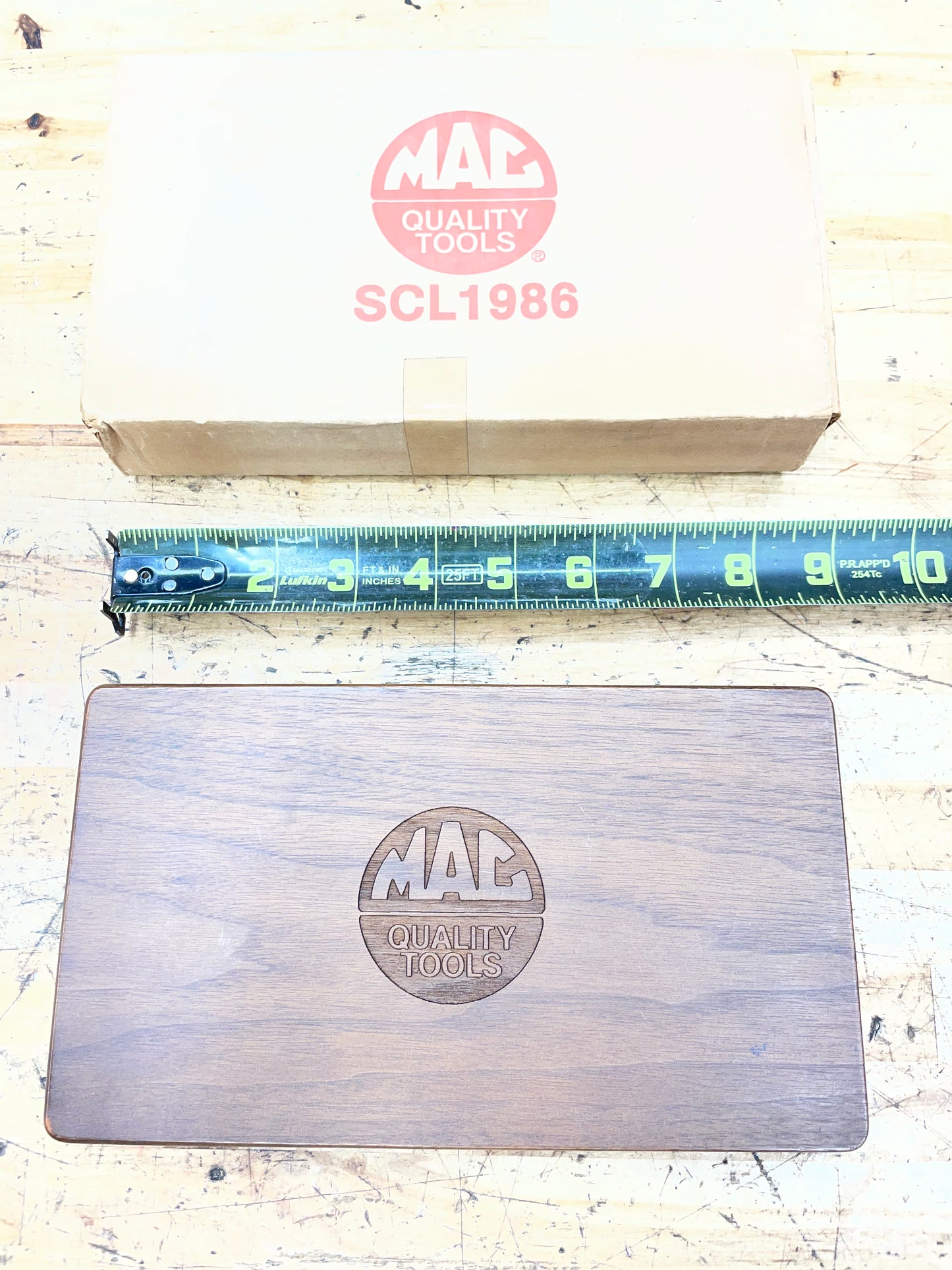 Mac Tools 1986 Limited Edition 24k Gold Plated Combo Wrench Set USA SCL1986