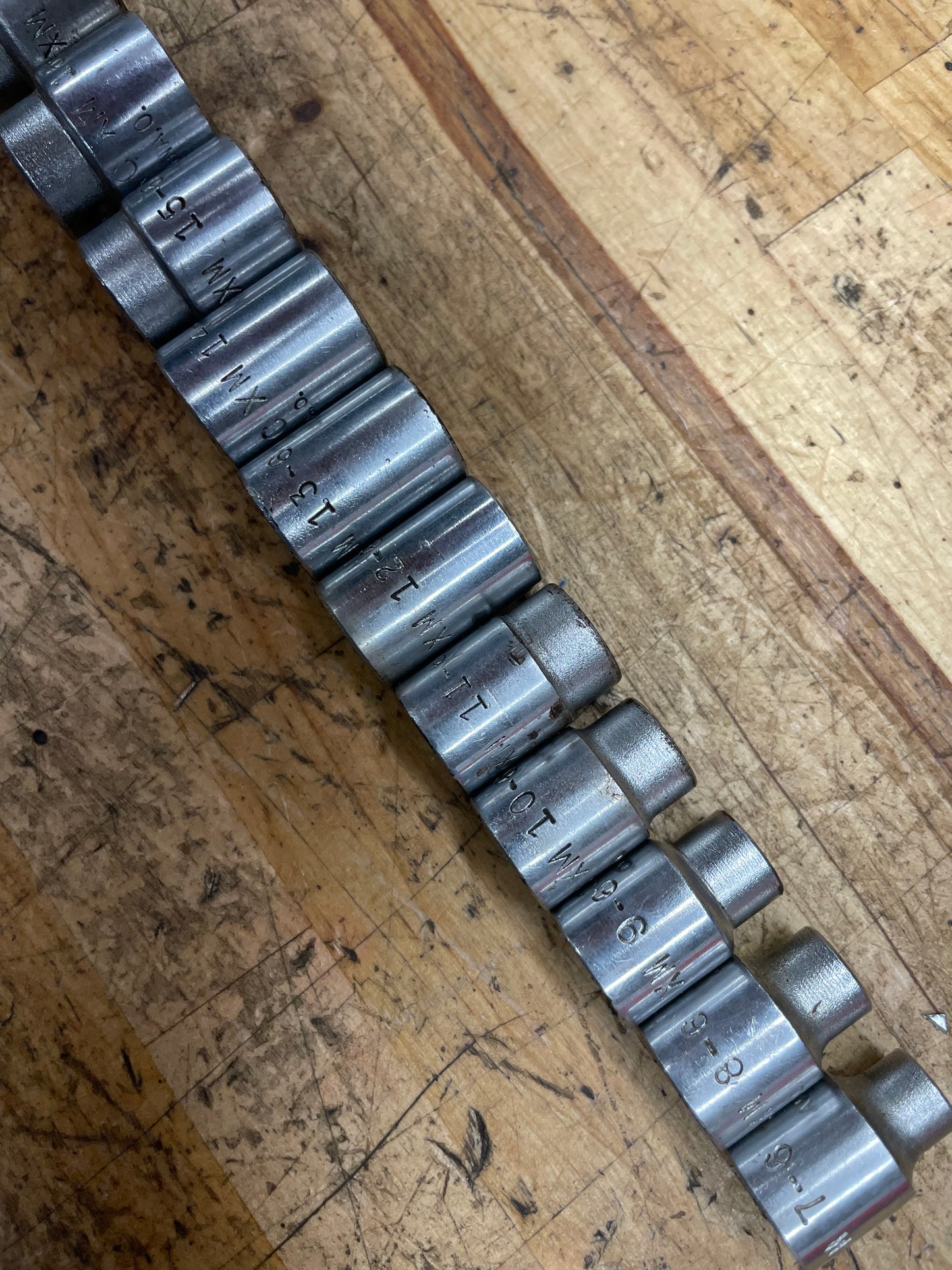 Mac 3/8” Metric Shallow Socket Set 13pc 7-19mm USA