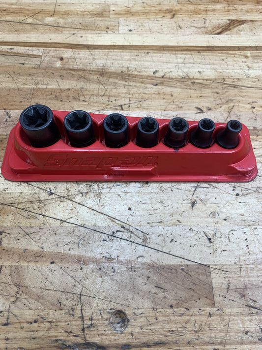 Snap On E-Torx Impact Socket Set 7pc USA 207IMFLE