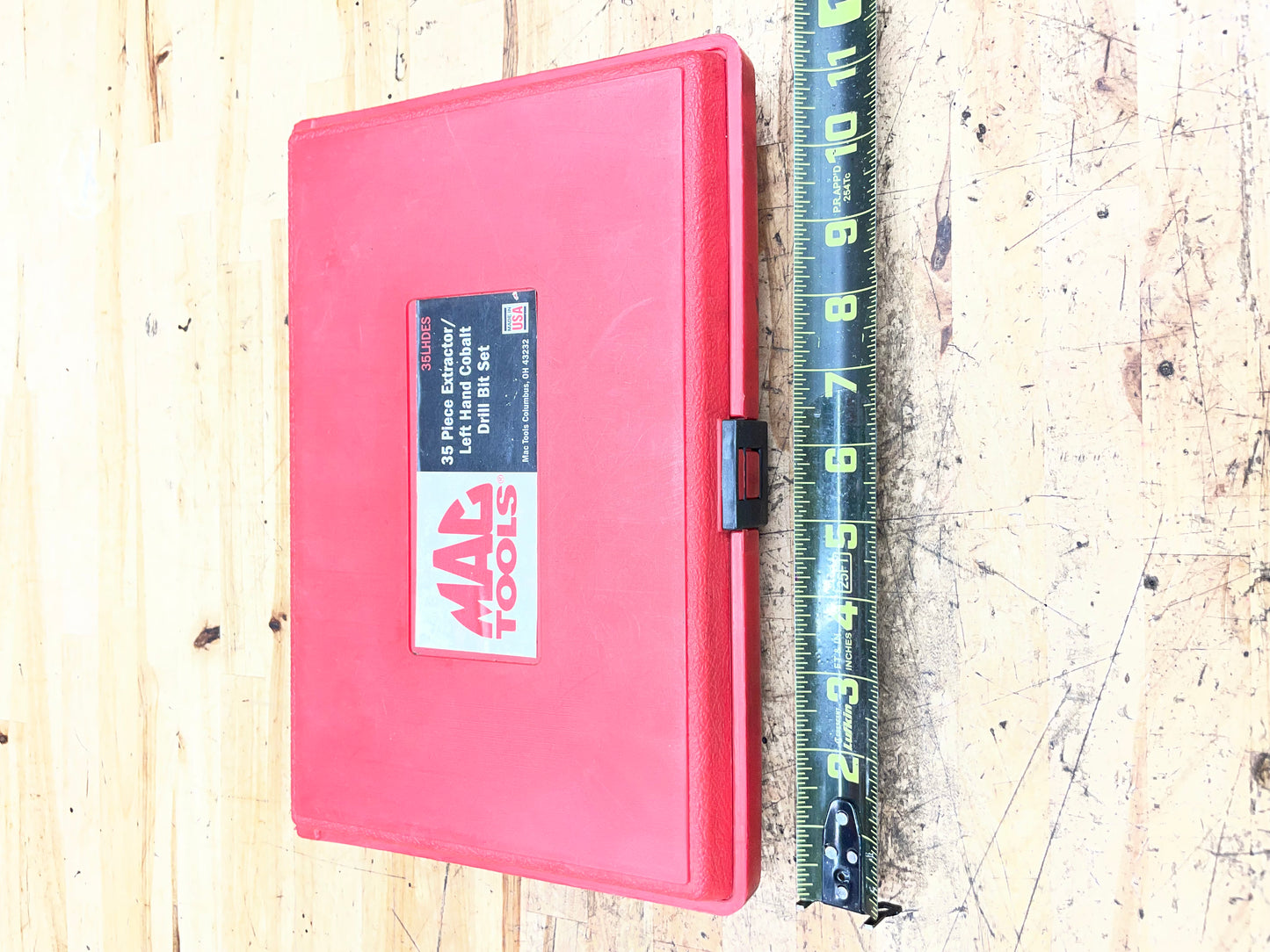 Mac Tools 35pc. Broken Bolt Extractor Set With Left Hand Cobalt Bits 35LHDES
