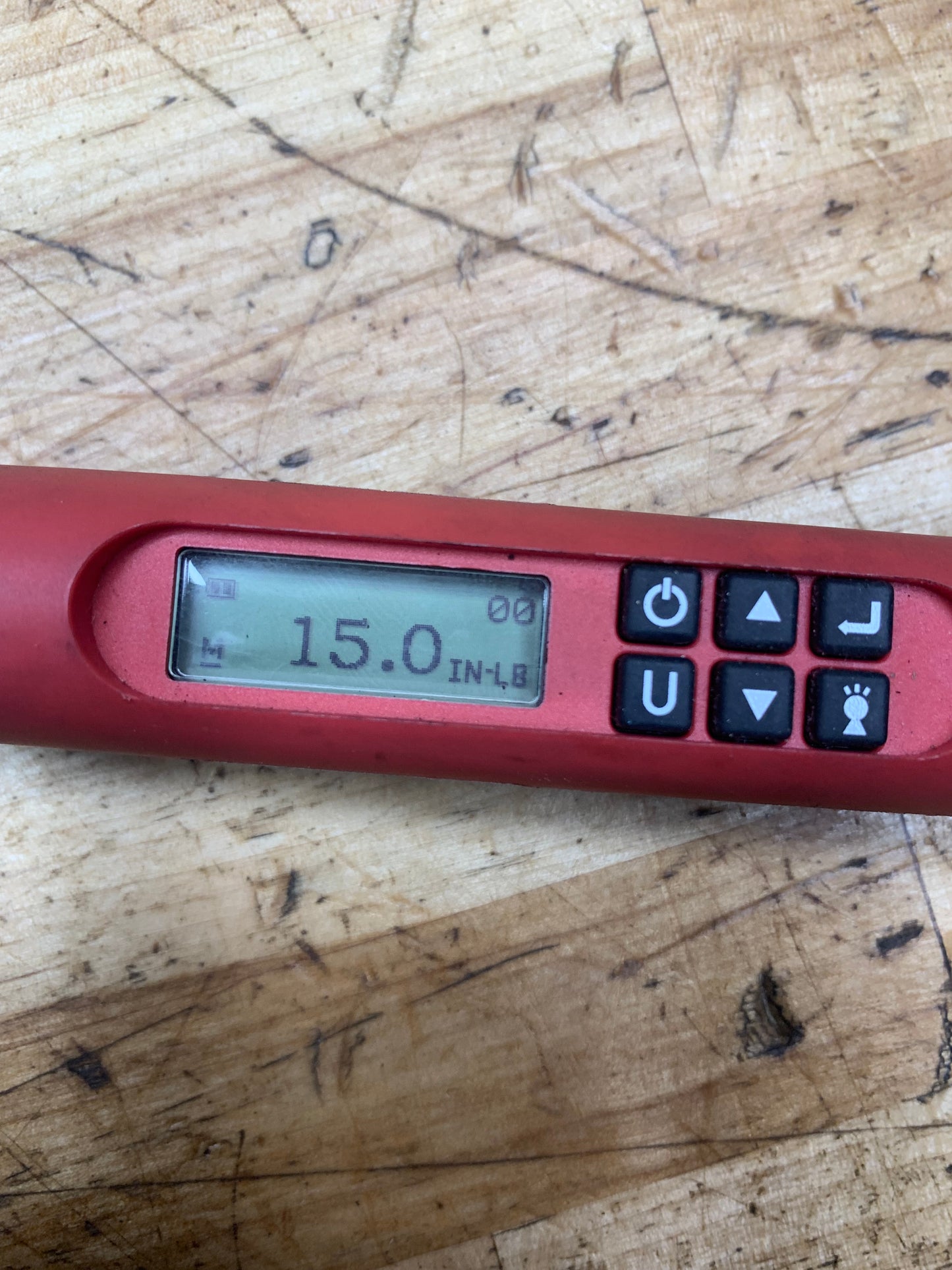 Snap On 1/4" Techangle 15-300InLb Digital Torque Wrench EXCELLENT CONDITION ATECH1FS300V