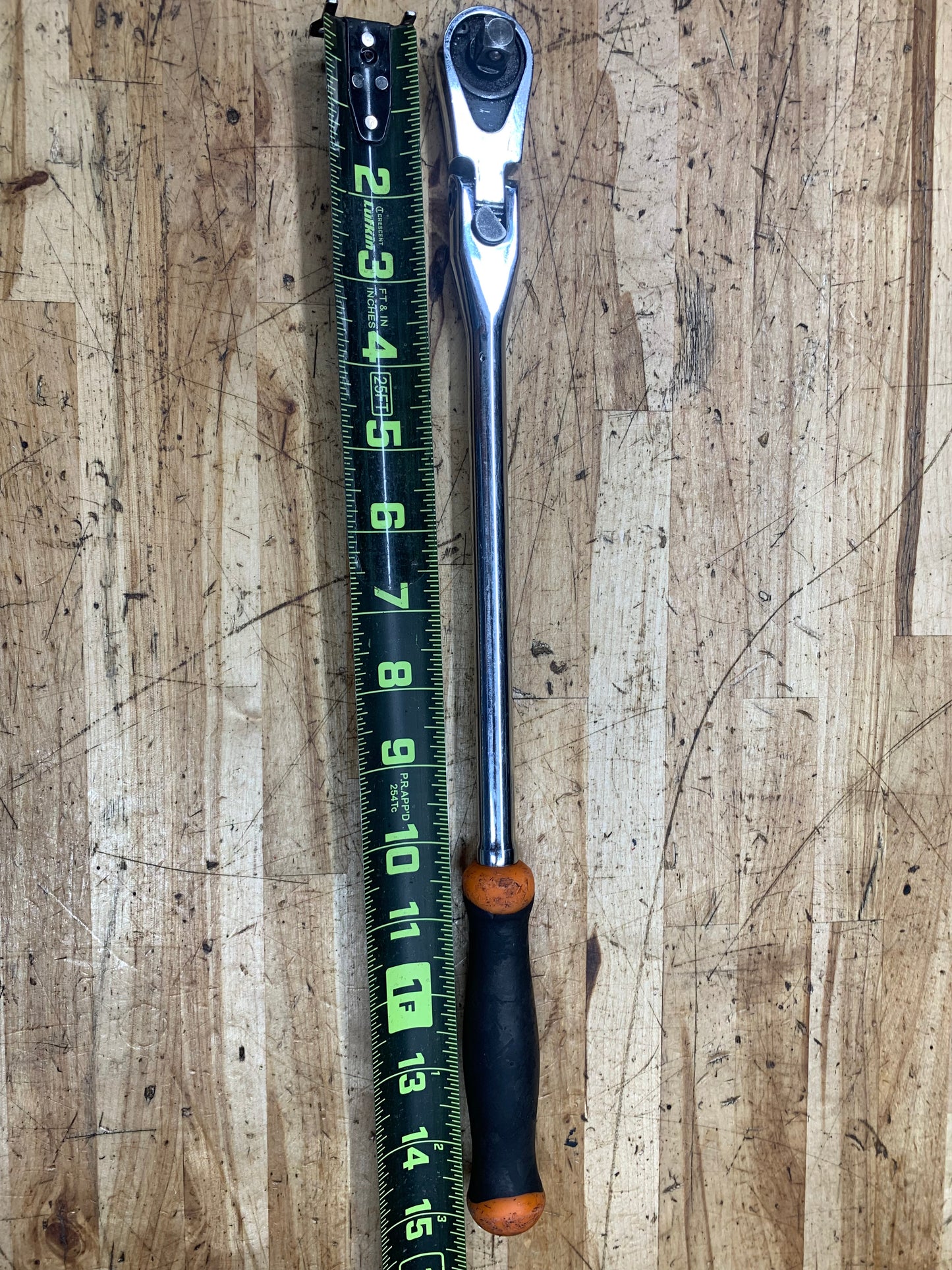 Matco 3/8" Locking Flex Head Long Ratchet USA BFR158LFM