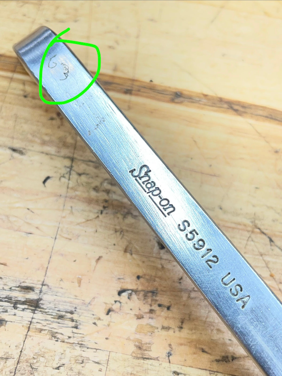 Snap On Drum Brake Adjusting Prybar Tool USA S5912