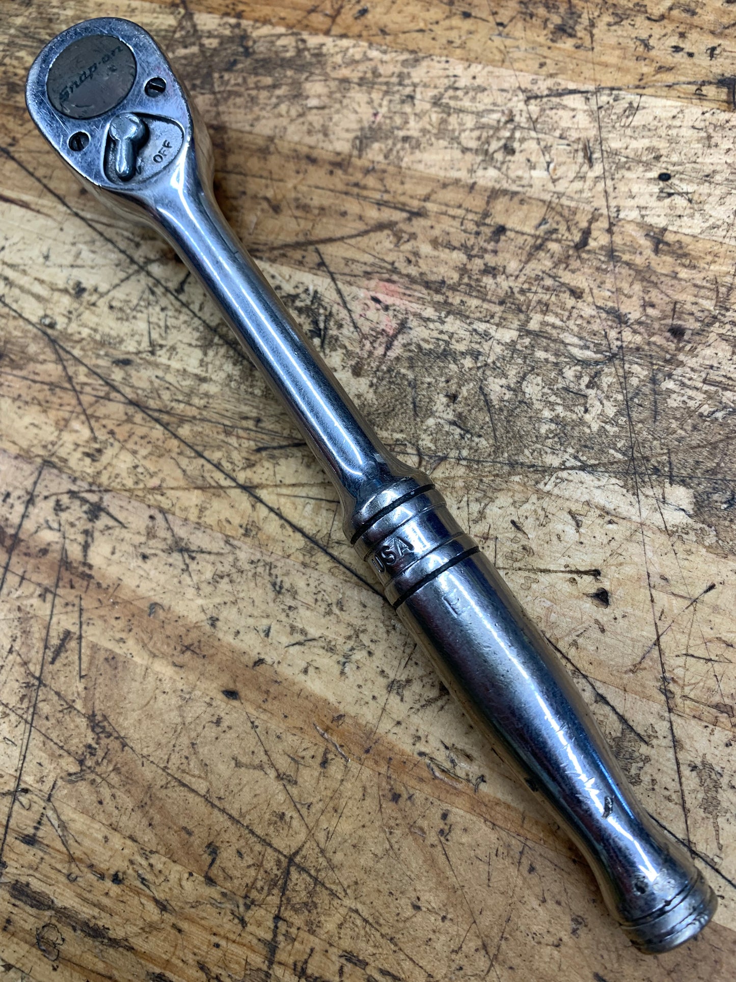Snap On 3/8" Vintage Ratchet USA F71G