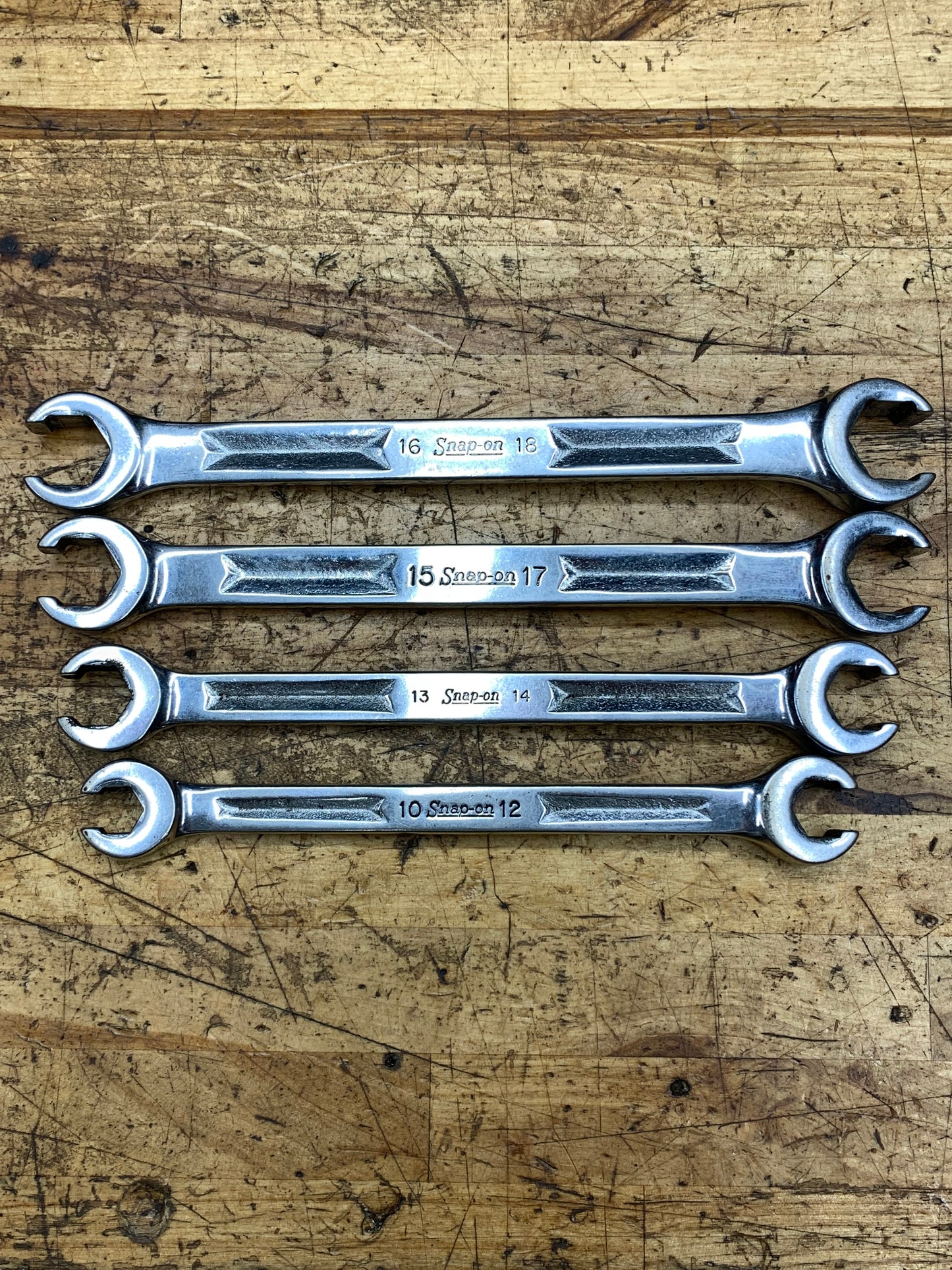 Snap On Metric Flare Wrench Set 4pc USA