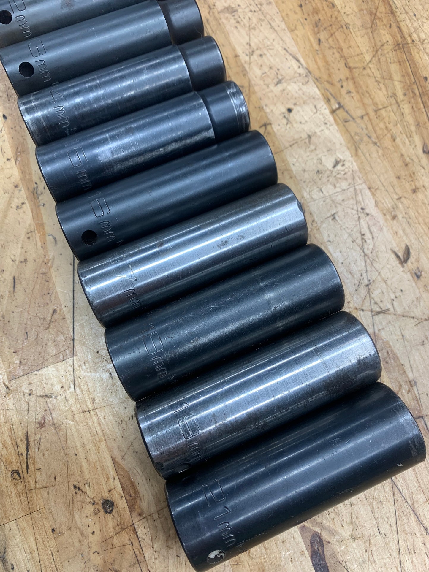 Matco 1/2” Metric Deep Impact Socket Set 11pc 10-21mm