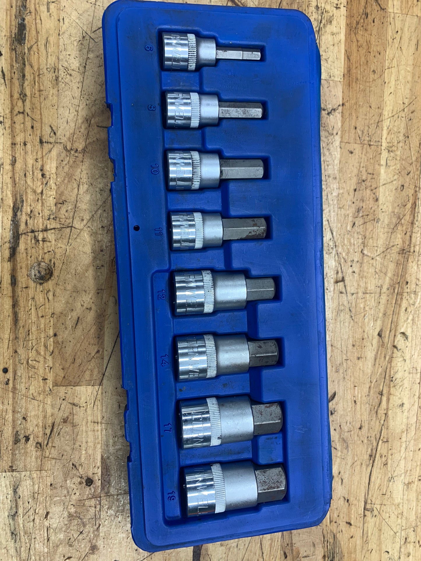 Cornwell Metric Hex Allen Socket Set 8pc