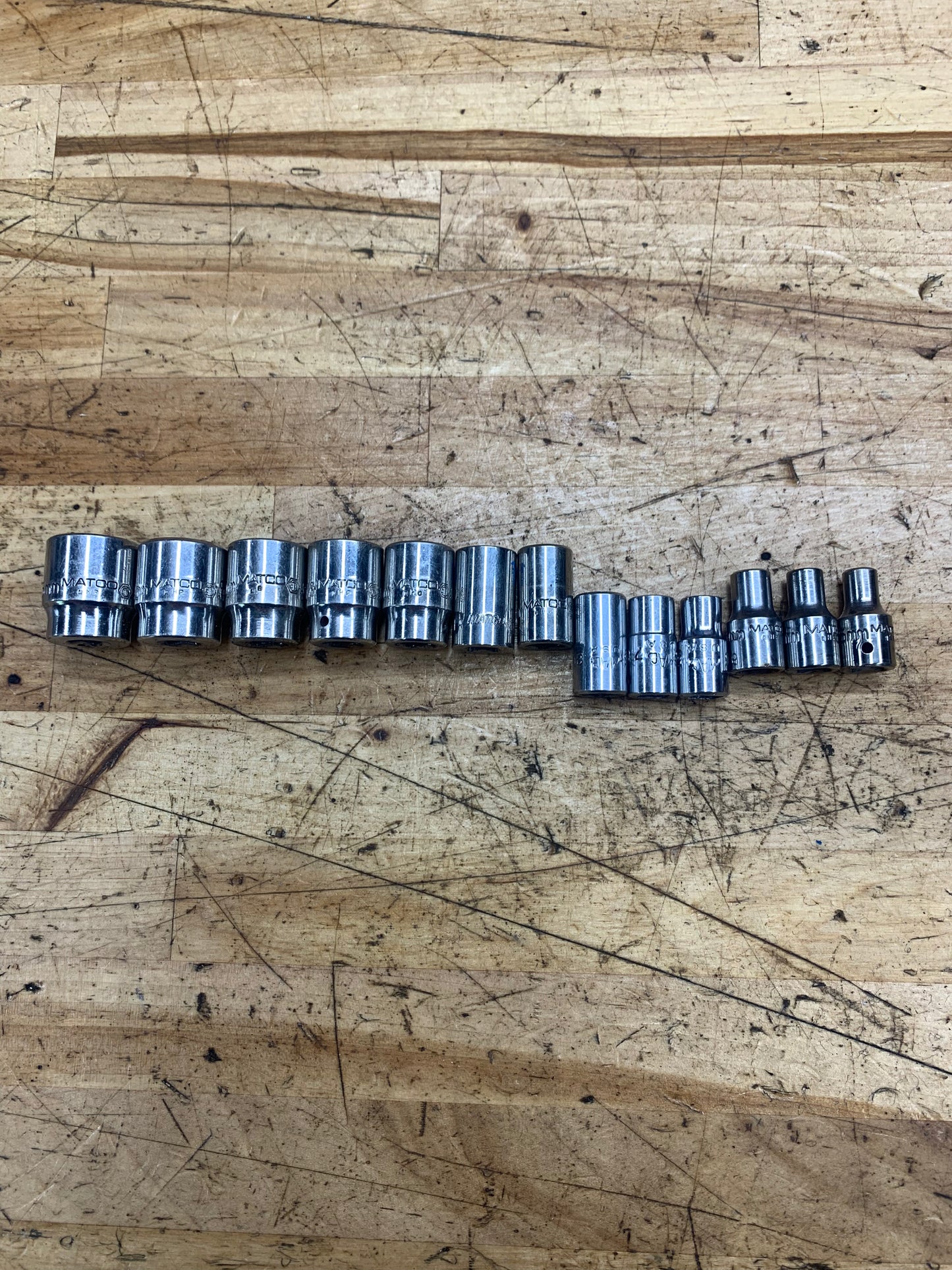 Matco* 1/4" Metric Shallow Socket Set 13pc