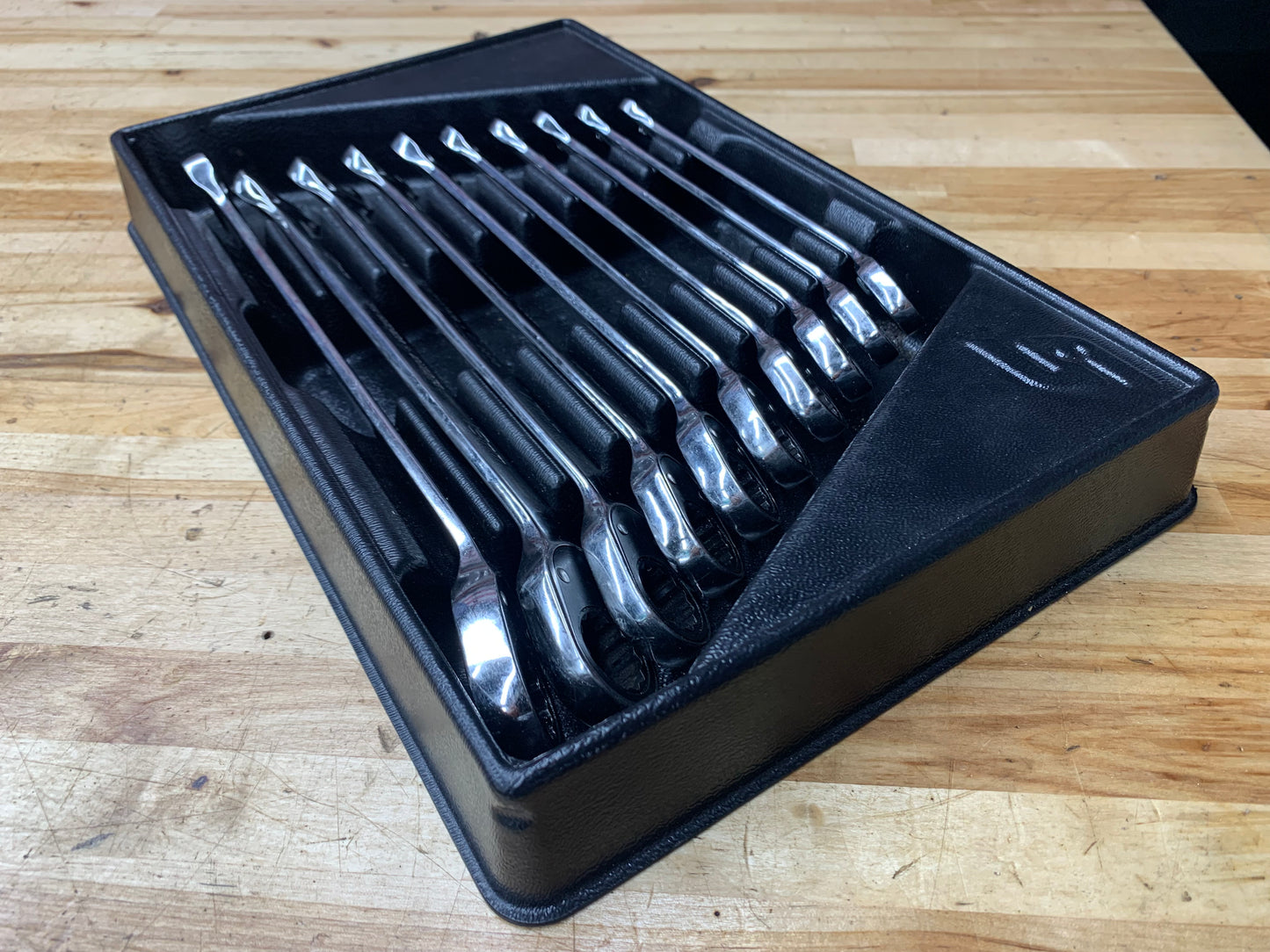 Snap On Metric Ratcheting Combo Wrench 10-19mm Set USA SOXRRM710A