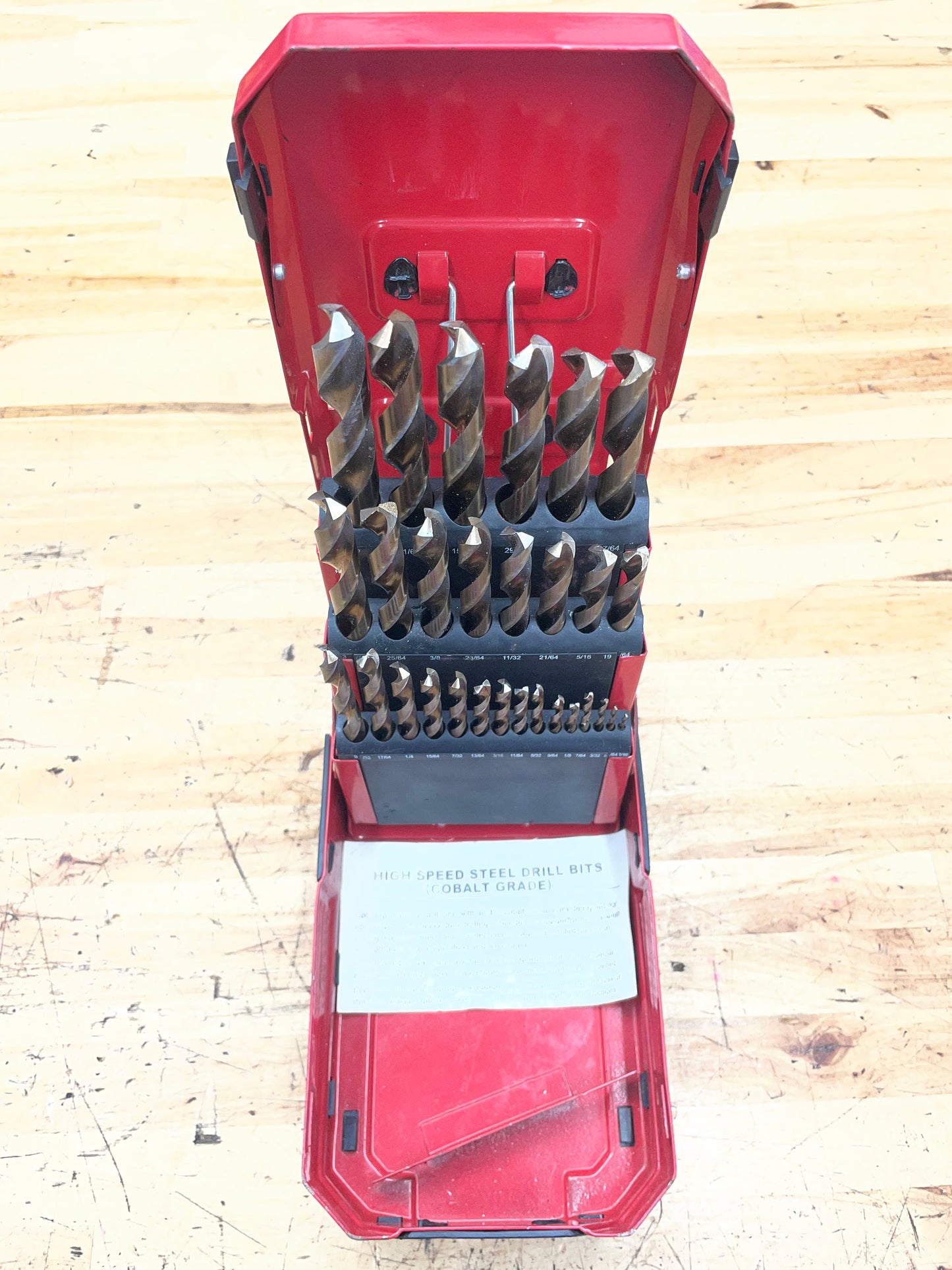 Mac Tools 29pc Cobalt Drill Bit Set Index 6338DSA