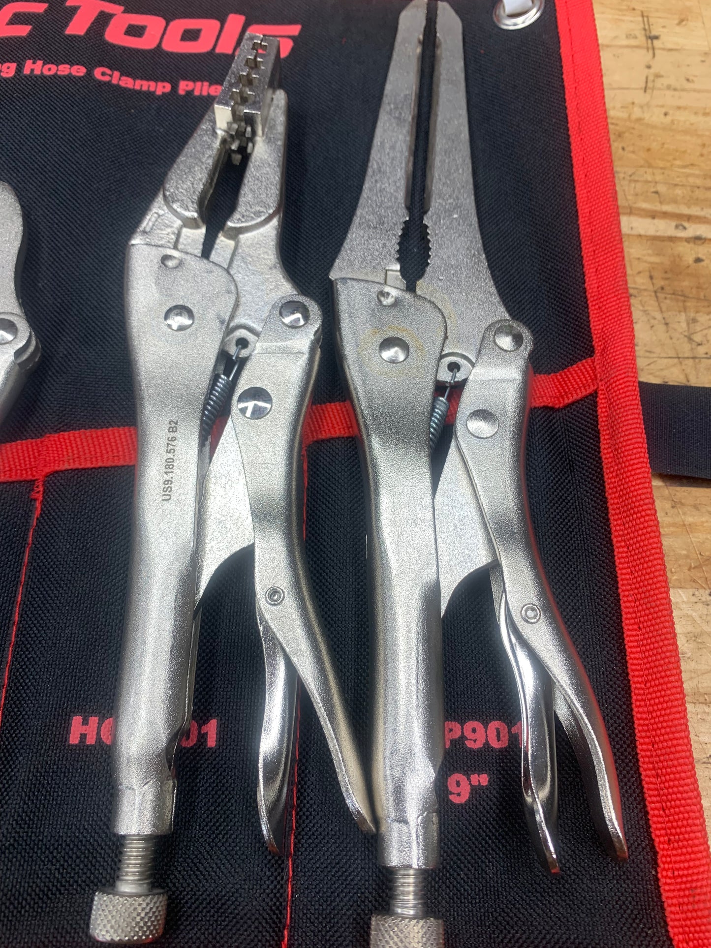Mac 4pc Locking Hose Clamp Plier Set HC4SET