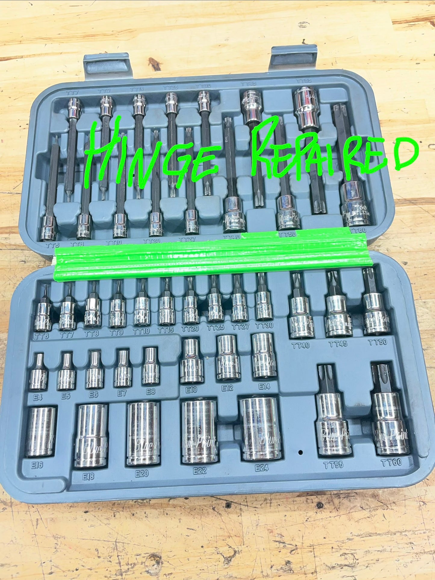 Blue Point Master Tamper Resistant Torx / E-Torx Socket Set BLPTSSC43