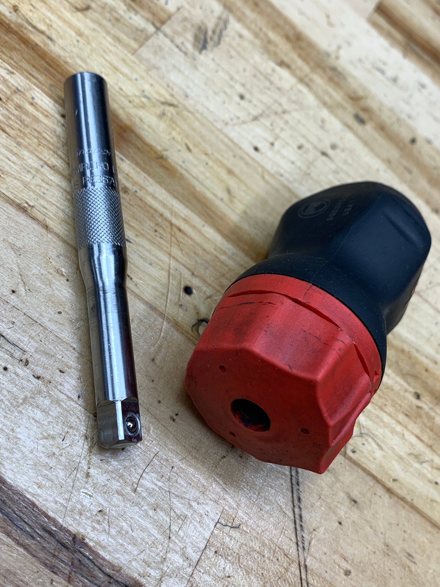 Snap On Soft Grip Stubby Ratcheting Screwdriver USA SGDMRC1A