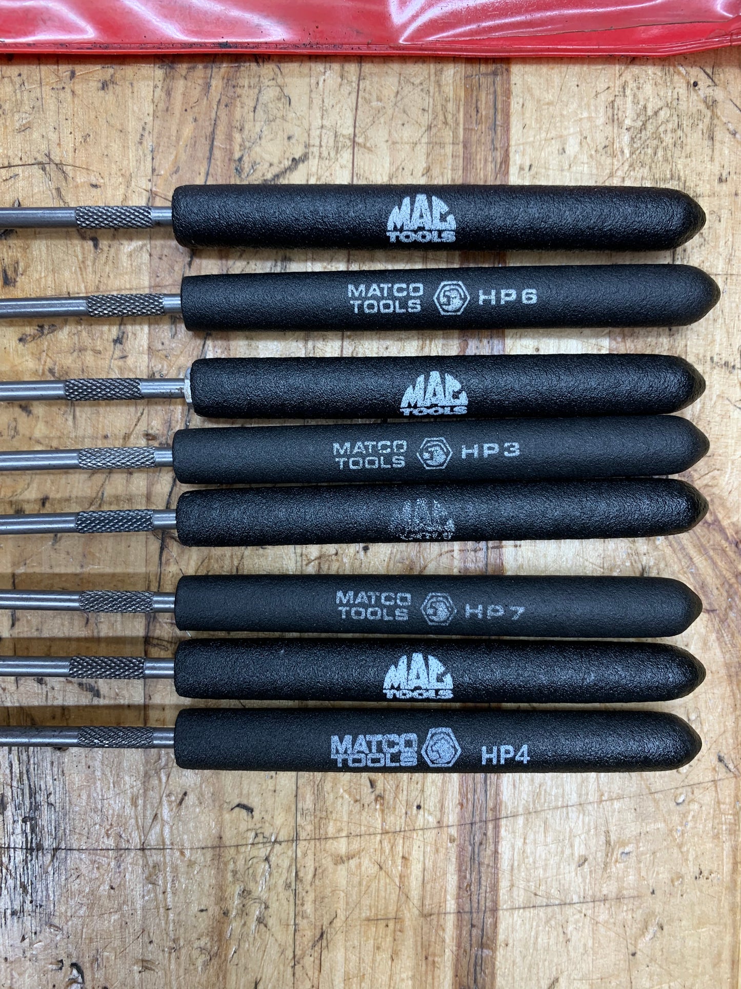 Matco and Mac Tools 8pc Hook and Pick Set Pouch