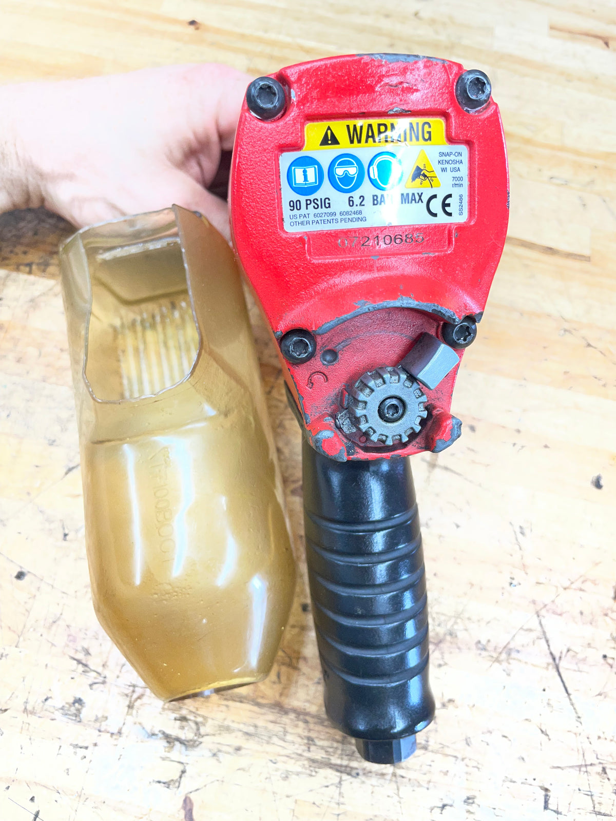Snap On 1/2” Air Impact Wrench Pneumatic USA XT7100