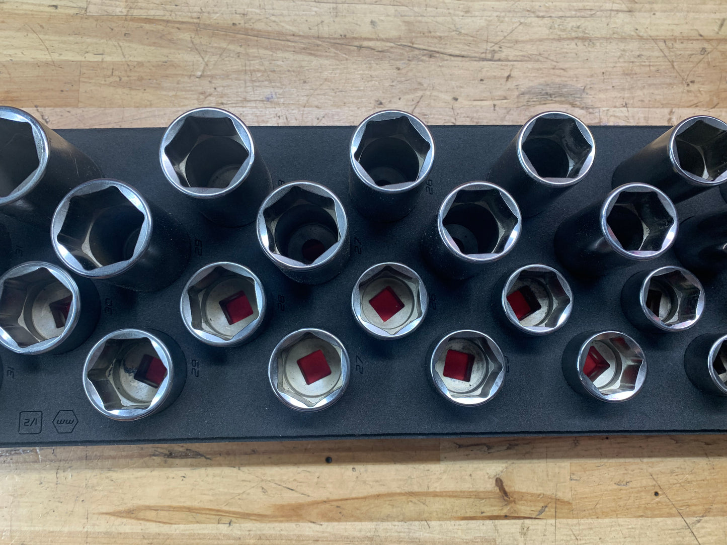 Snap On 46pc 1/2” master socket set metric 346TSWMFR