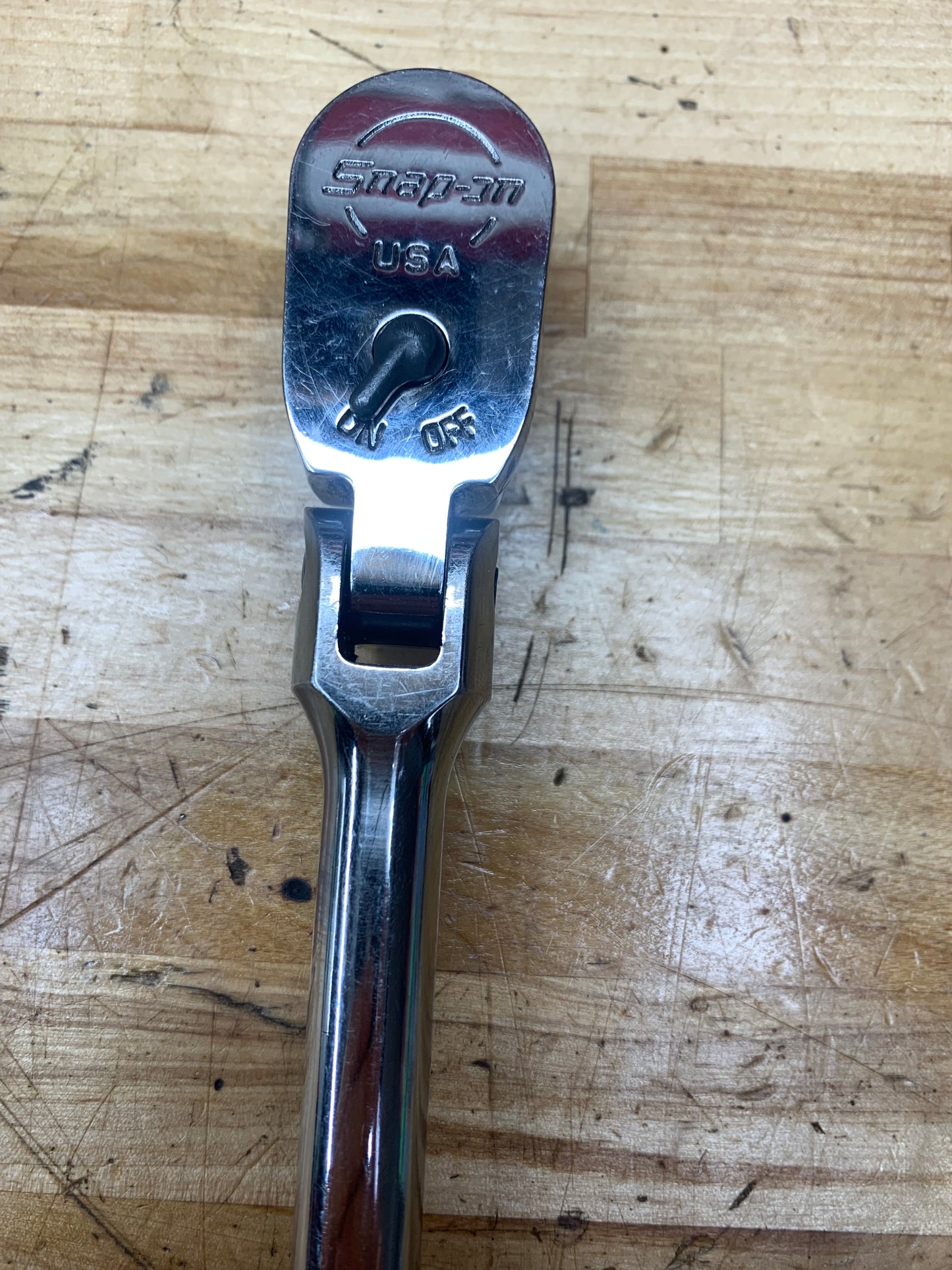 Snap On 3/8” Flex Head Ratchet Soft Grip USA FHLF80