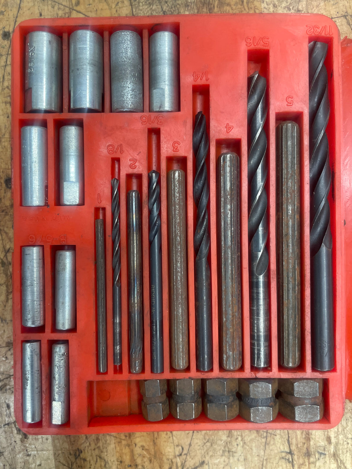 Blue Point Broken Bolt Extractor Set COMPLETE USA 1020
