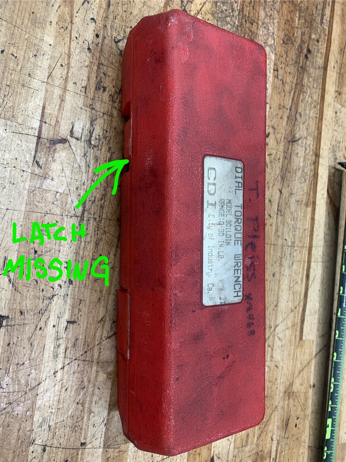 CDI 1/4" 0-30 in.lb. Dial Torque Wrench 301LDIN