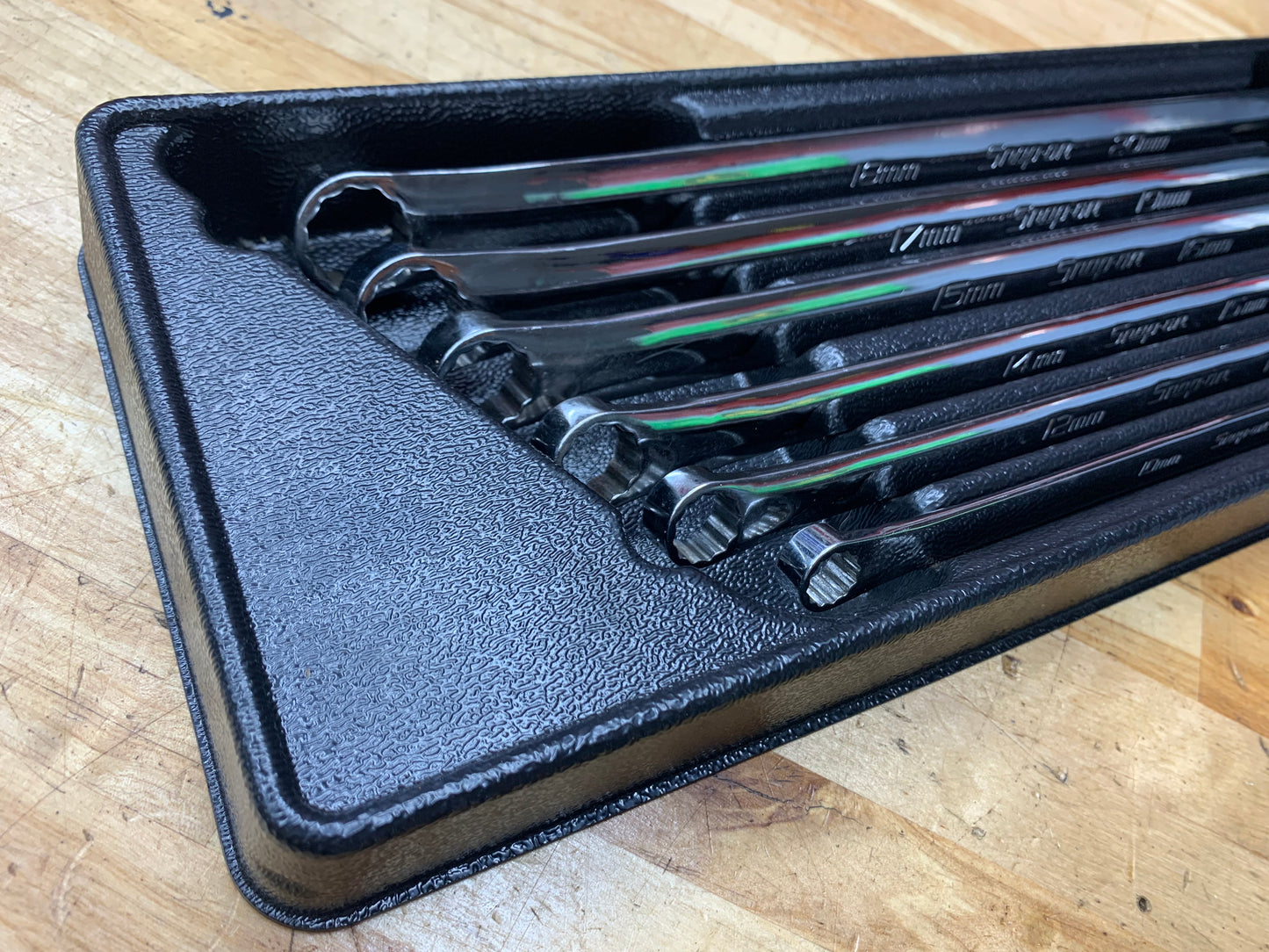 Snap On Metric 6pc Long Box Wrench Set Zero Offset 10-20mm USA XDHFM606