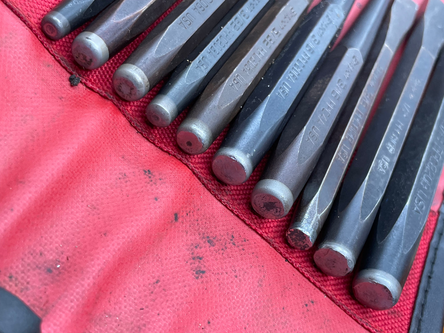 Snap On Punch/Chisel Pouch Set USA PPC710BK