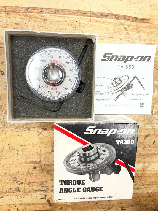 Snap On Torque Angle Gauge BRAND NEW TA360