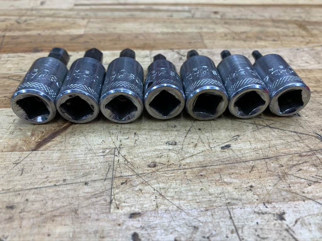 Mac Tools 3/8" Metric Hex Allen Bit Socket Set 7pc USA