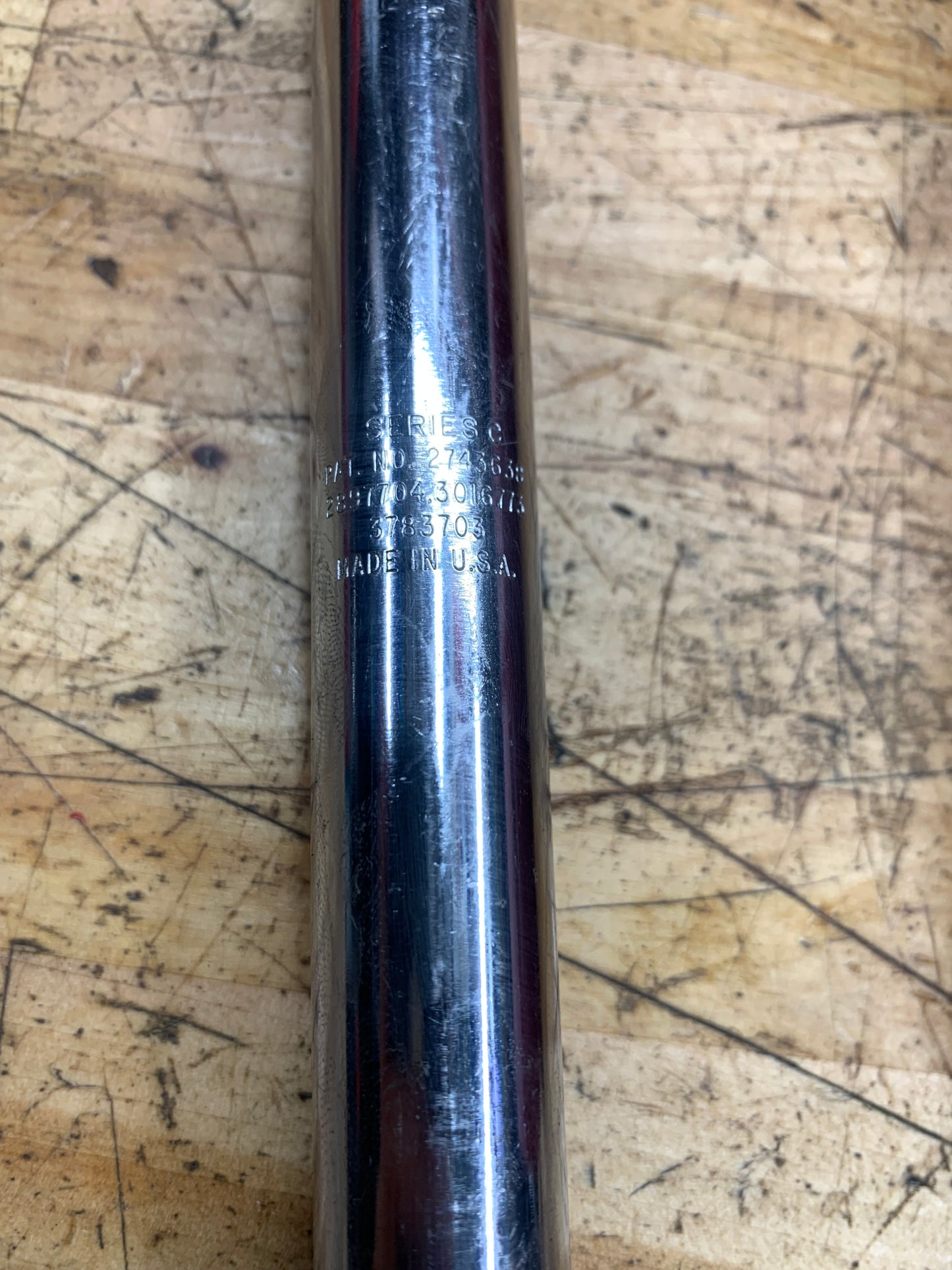 Snap On 1/2” Click Style Torque Wrench 30-200 Ft Lb. USA QJR3200B