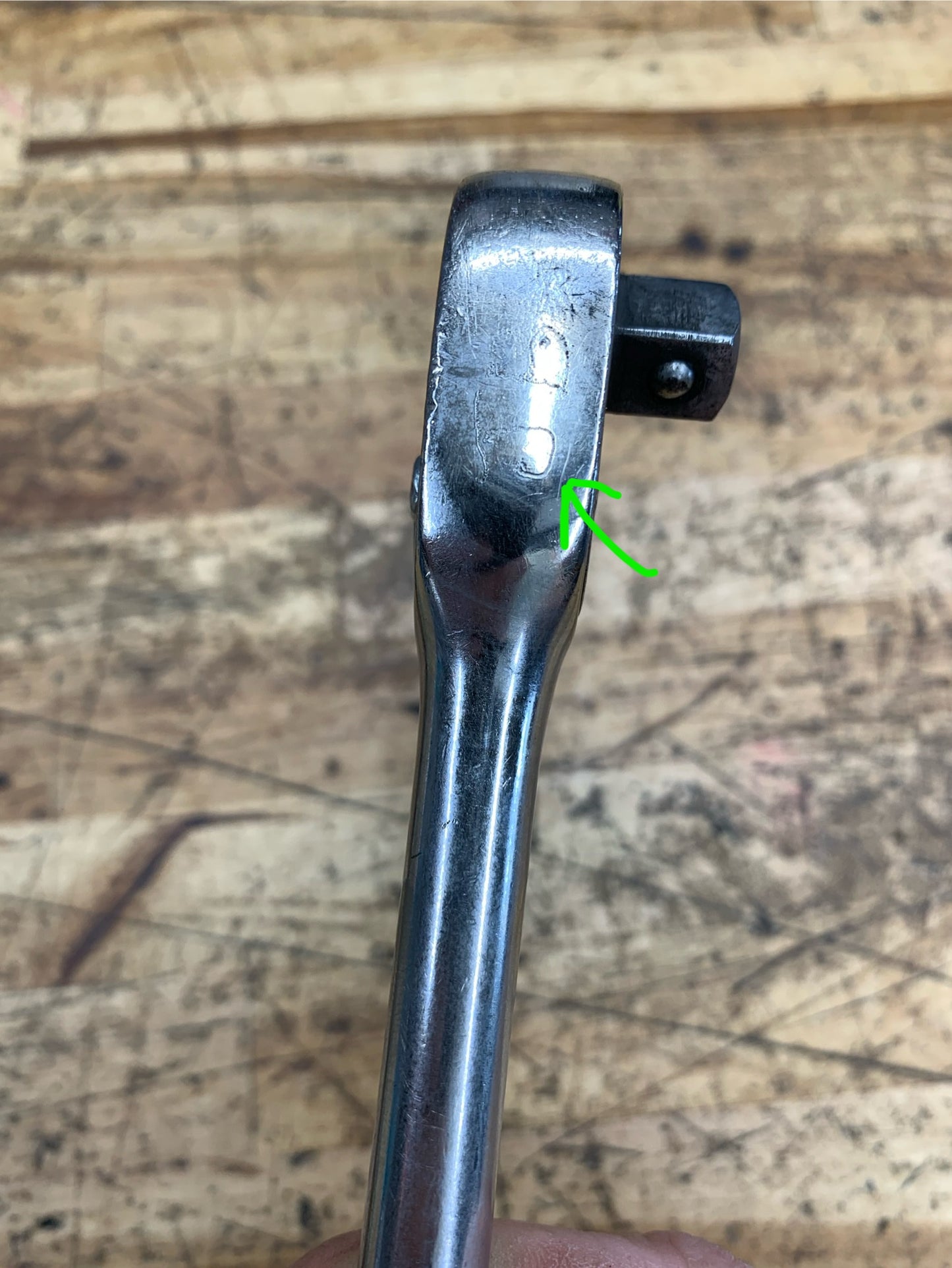 Snap On 3/8" Vintage Ratchet USA F71G