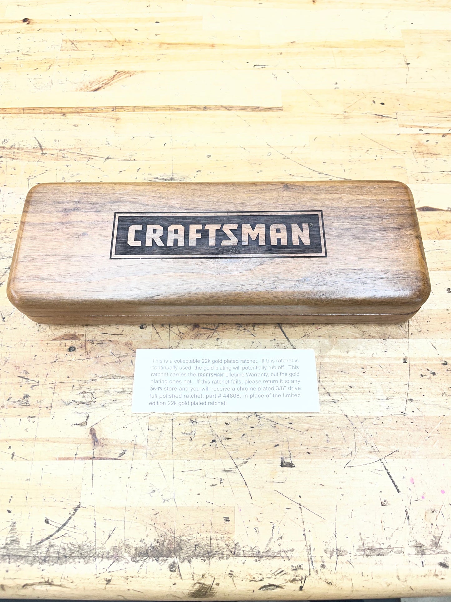 Craftsman Tools 1945 to 2005 Heritage Limited Edition 24k Gold Plated  Ratchet/Socket Set USA