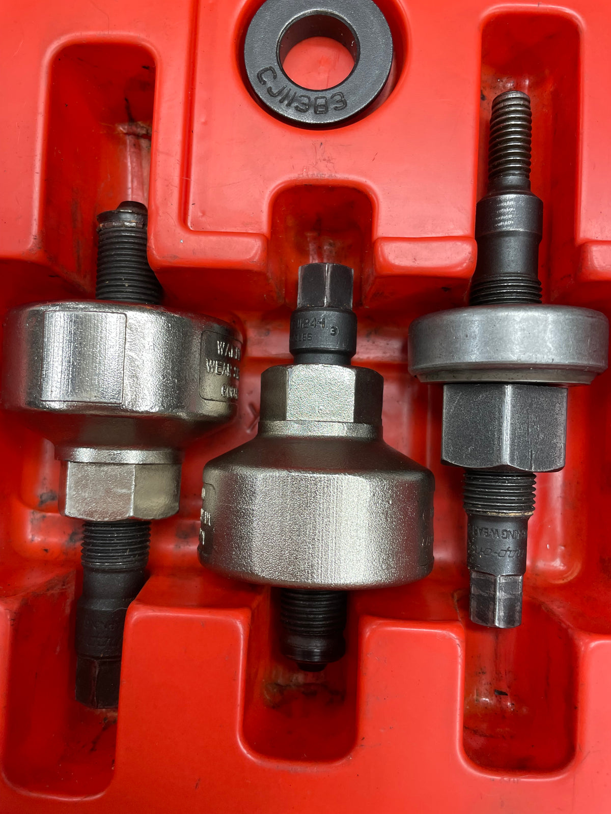 Snap On Power Steering Pulley Puller Installer Tray Set CJ3PSA