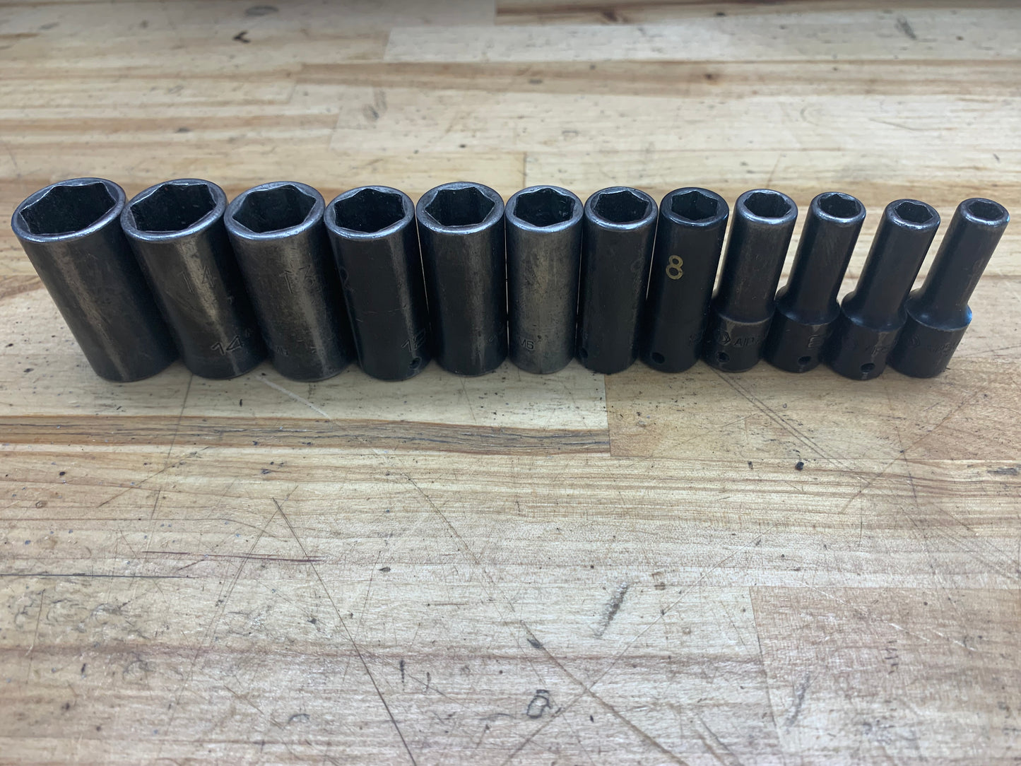Matco 1/4” Metric Impact Deep Socket Set SADPM146V