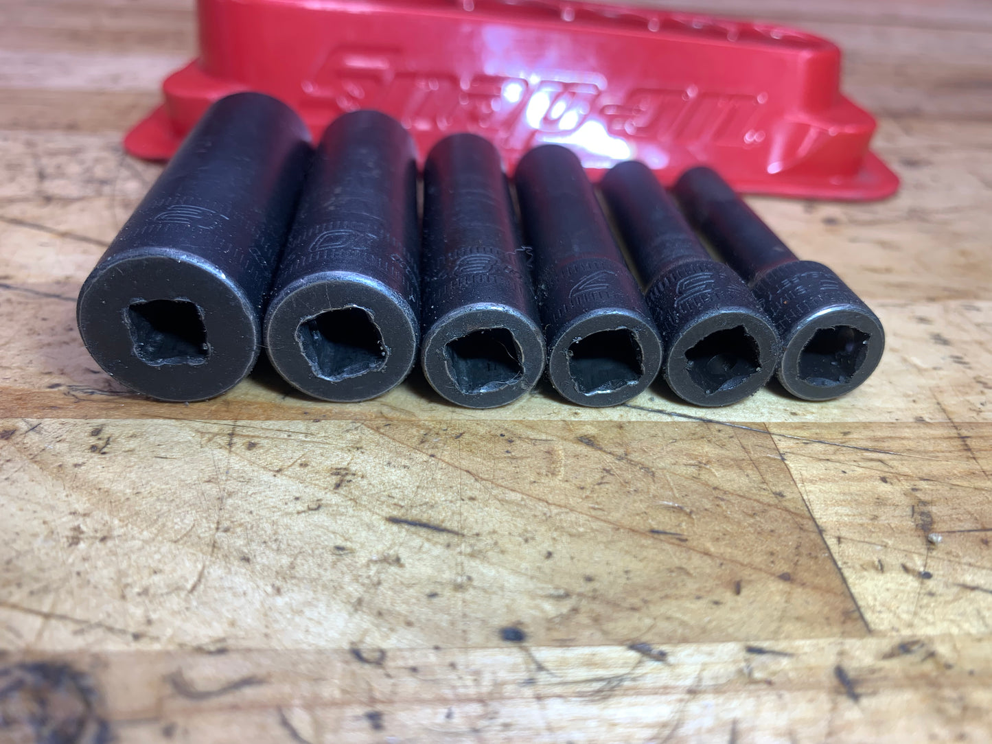 Snap On 1/4" SAE Deep Impact Socket Set 6pc USA 106SIMTM