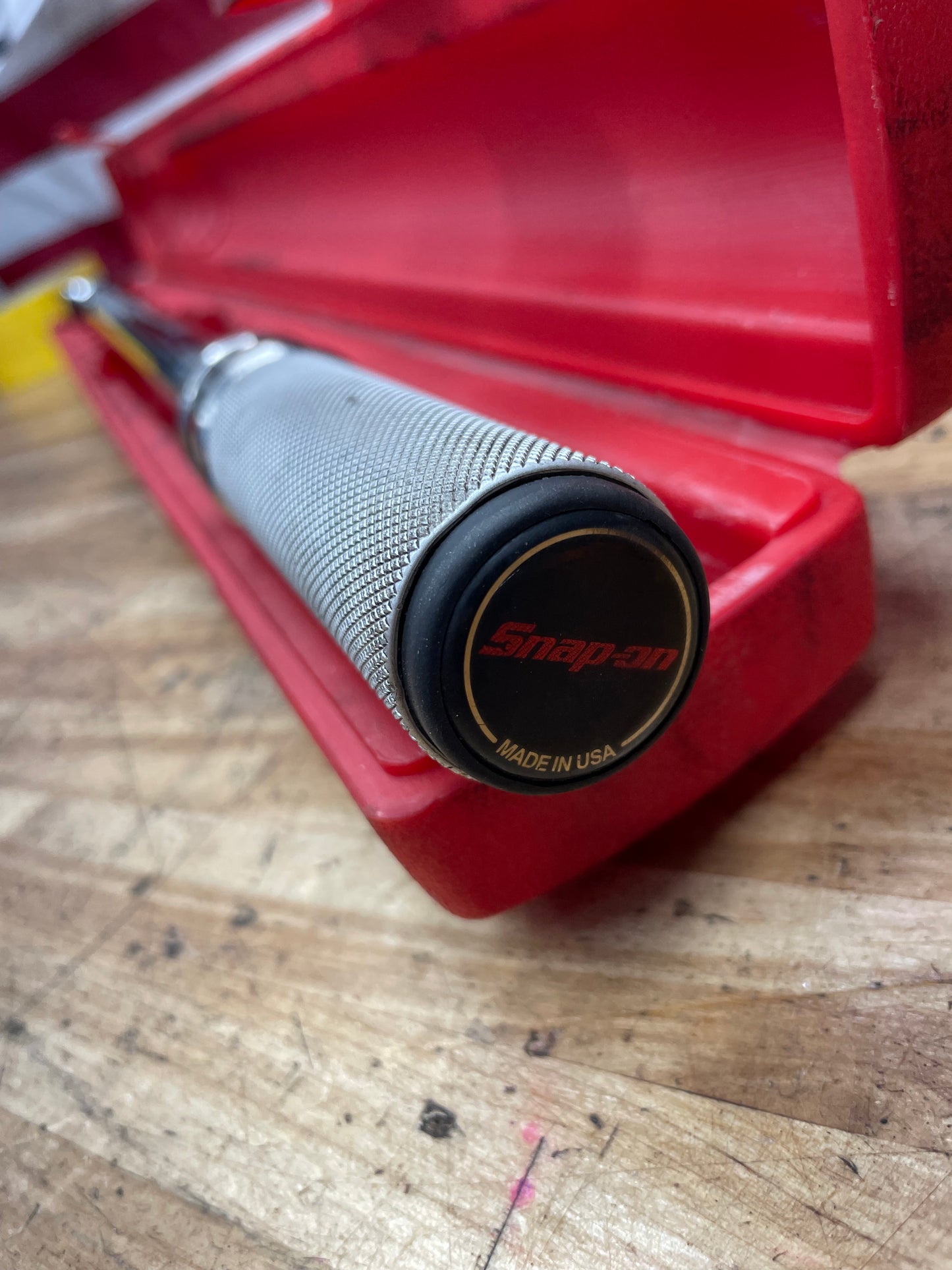 Snap On 1/2” Click Style Torque Wrench 50-250 Ft.Lb. USA QD3R250