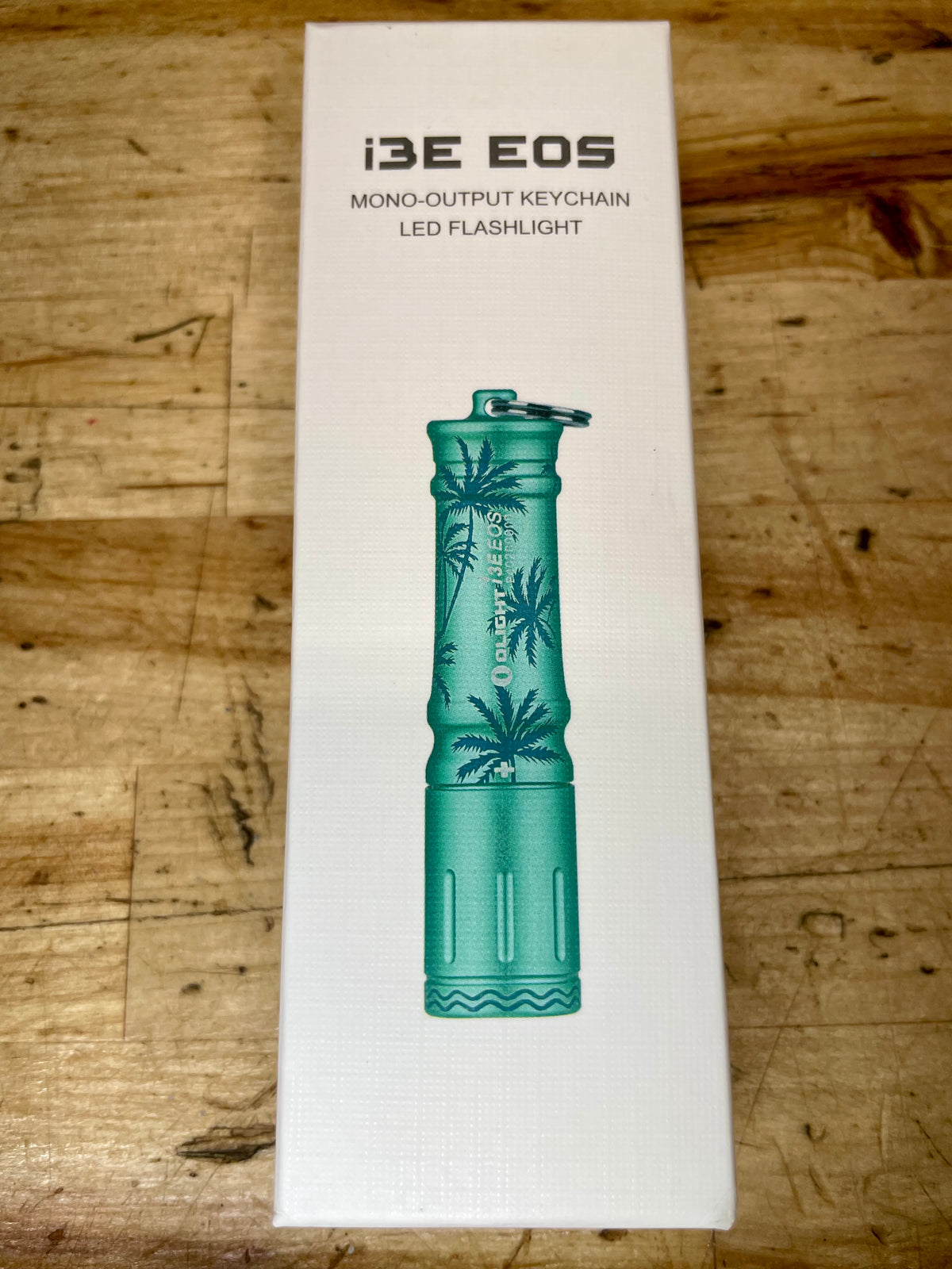 i3E EOS Keychain Flashlight Summer Palm BRAND NEW