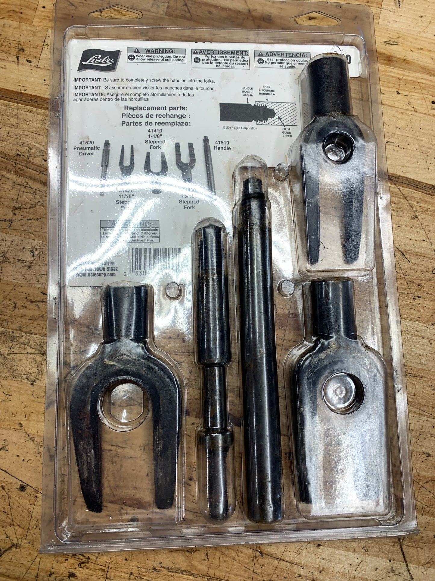 Lisle Air Hammer Pickle Fork Attachent Bits 41400