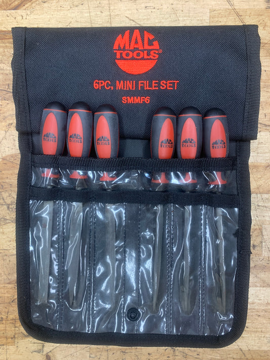 Mac Tools 6pc Mini File Pouch Set SMMF6