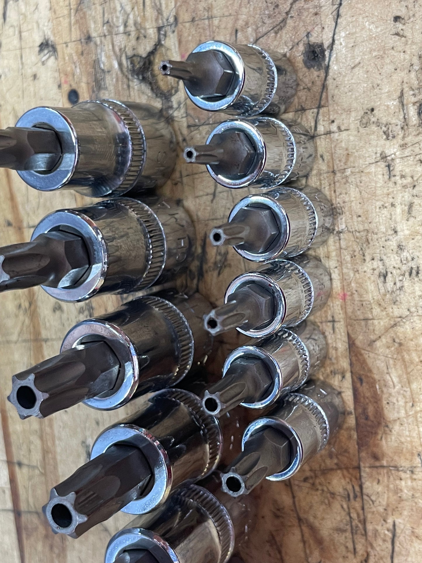 Mac Tools Security Torx Socket Set 12pc LIKE NEW ST12HB