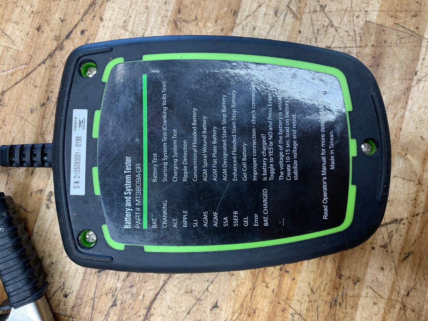 Mac Battery and System Tester MT3809A-GR