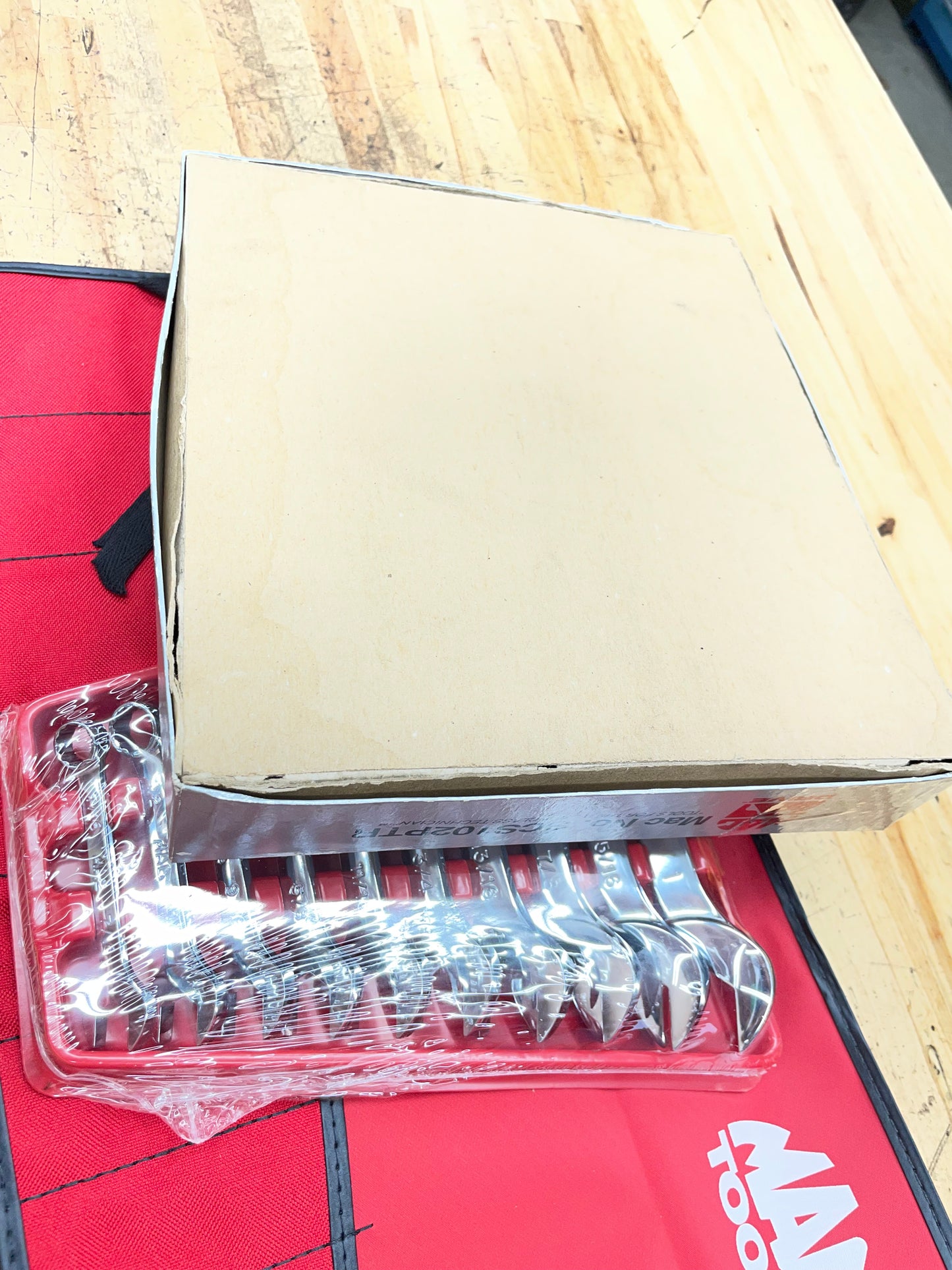 Mac SAE Stubby Combo Wrench Set 7/16”-1” NIB USA VINTAGE SCS102PTR