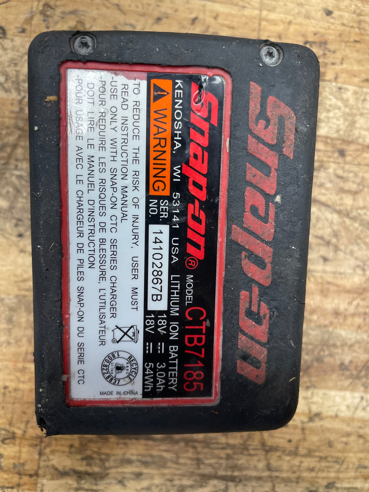 Snap On 18V Battery