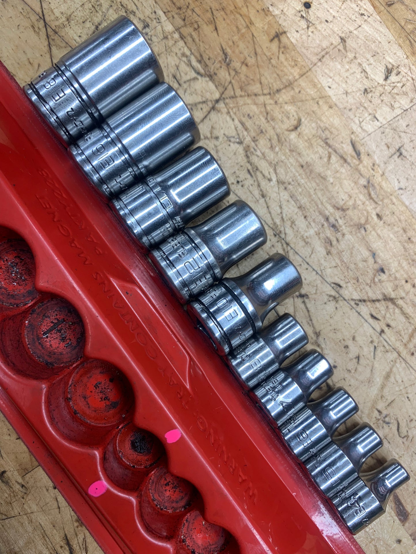 Snap On E-Torx Chrome Socket Set 10pc USA 210AFLEY