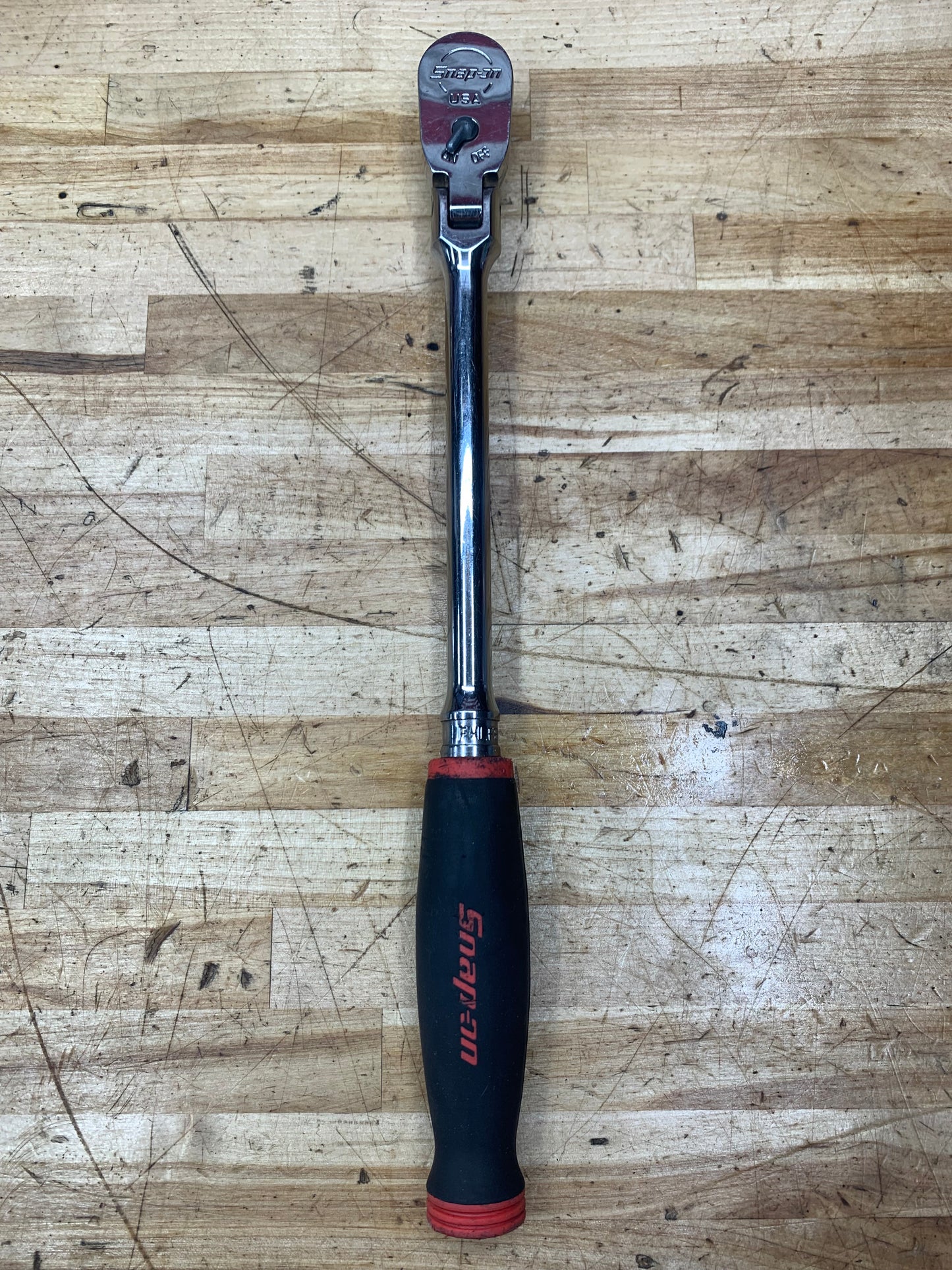 Snap On 3/8” Flex Head Ratchet Soft Grip USA FHLF80