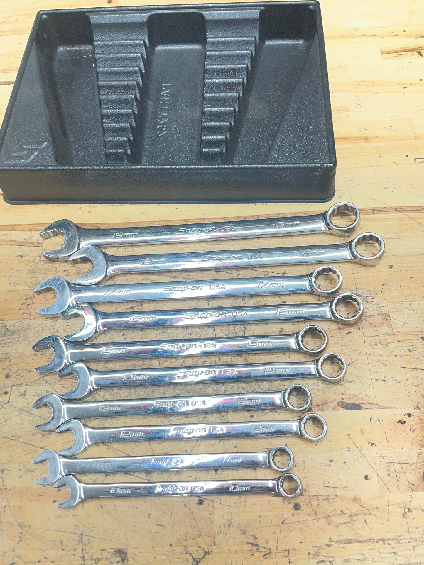 Snap On Metric Combo Wrench Set FD+ 10pc USA SOEXM710