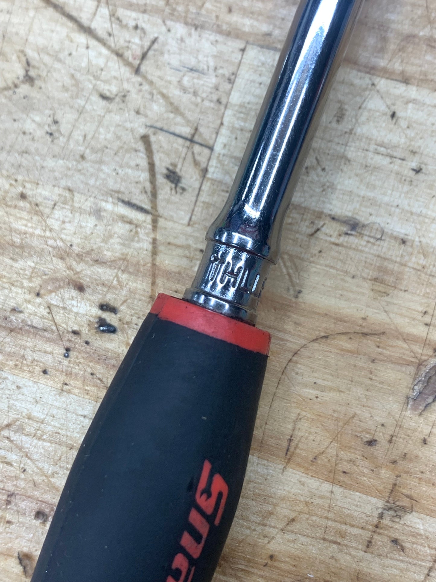 Snap On 1/4” Flex Head Long Soft Grip Ratchet USA THLLF72