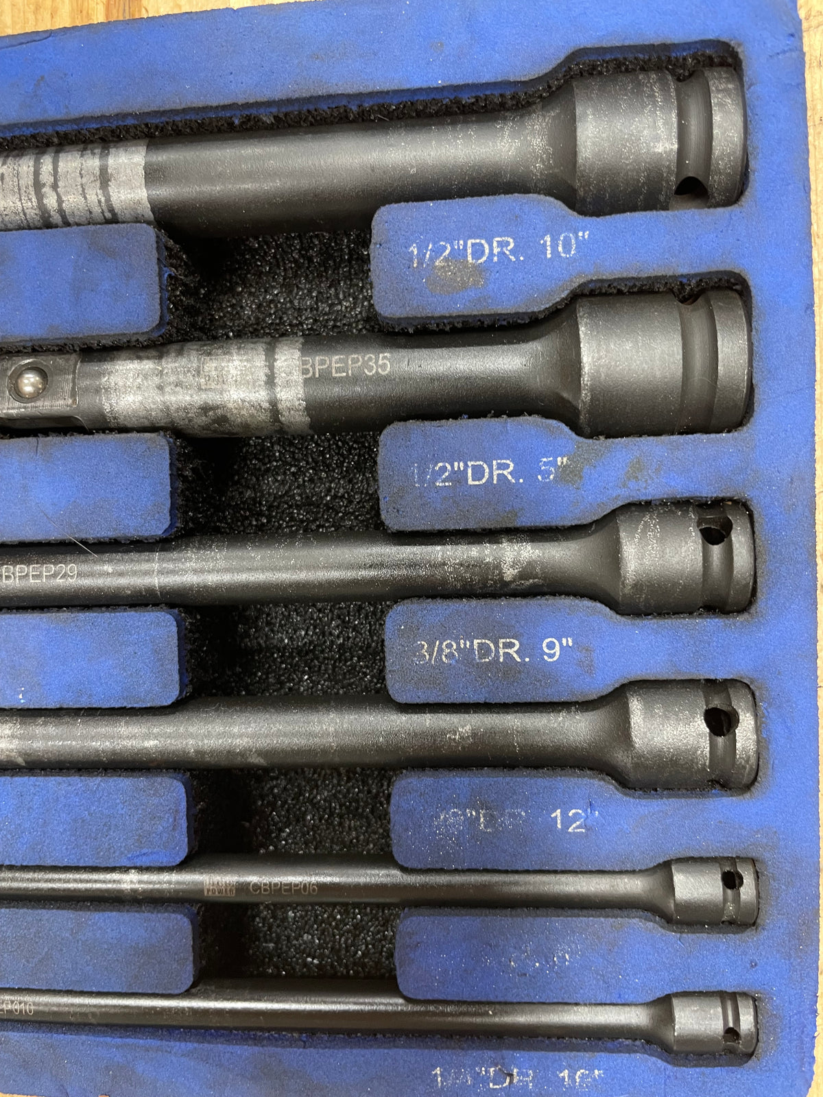 Blue Power 11pc Impact Extension Foam Set CBPEP11ST